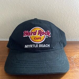 Hard Rock Cafe Myrtle Beach black and red hat